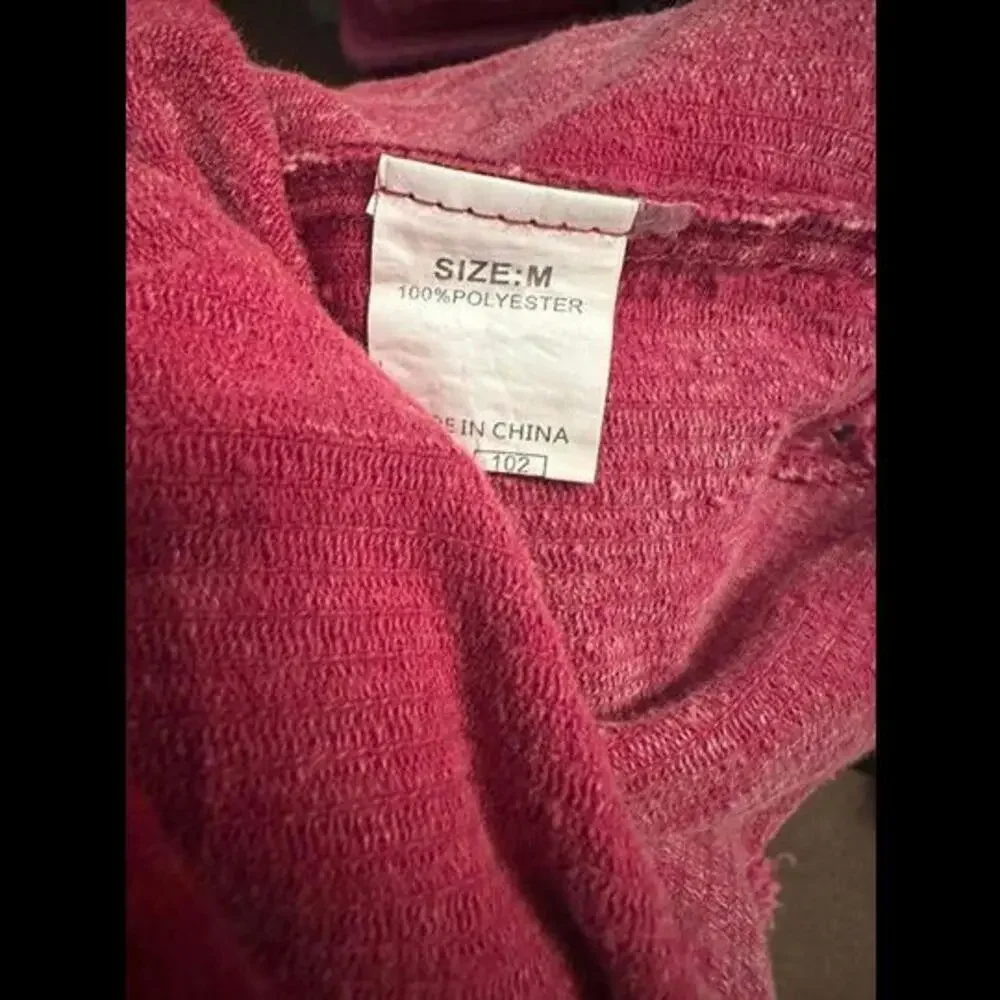 Rustic Red Striped Hooded Jacket - Casual Comfort - Picture 3 of 3